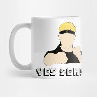 johnny lawrence yes sensei Mug